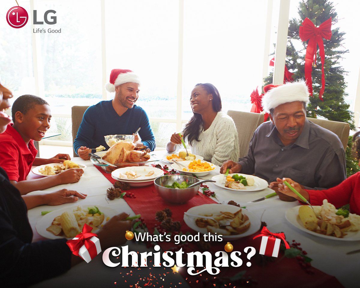 LGEastAfrica's tweet photo. The festivities are upon us. The food, the gifts, the good cheer. Which LG product will make your Christmas good?
The comments with the most likes wins a hamper.
#AGoodChristmas #LGChristmas #ChristmasWithLG #LGEastAfrica #Hamper #Giveaway #Prize #Win #Competition https://t.co/leKm1xBP7t