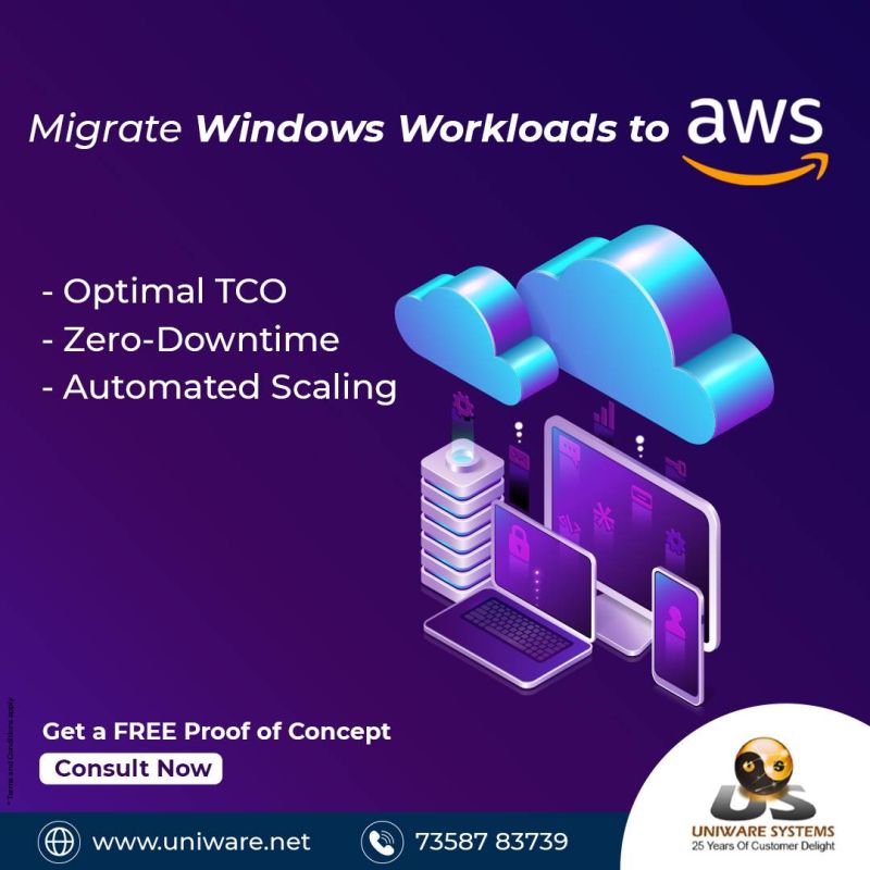uniware_systems's tweet photo. One Decision to Move your Windows to AWS Cloud, You get multiple benefits. Let’s start with a few.
https://t.co/vKAWhMRMfH
Consult Uniware Systems
AWS Advanced Consulting Partner
Public Sector Partner
#uniwaresystems #cloud #awscloud #aws #amazon #windowsonaws #microsoftwindows https://t.co/0wakPelC7s