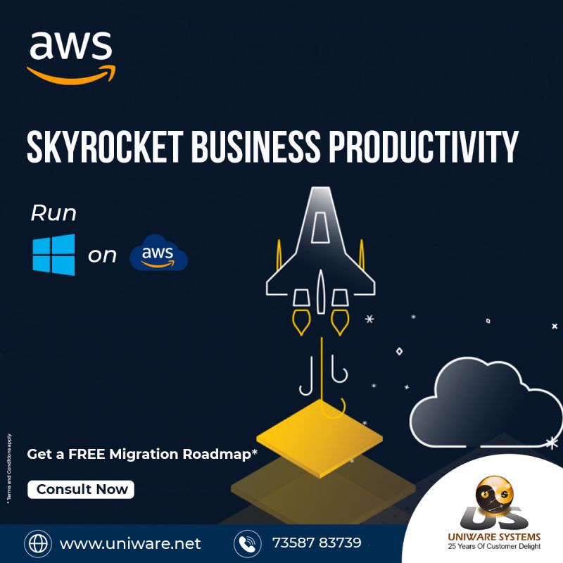 uniware_systems's tweet photo. Set and achieve newer Productivity benchmark. IDC puts the value of resultant higher productivity and revenue at an annual average of $84,700 per 100 users. 
https://t.co/vKAWhMRMfH
Consult Uniware Systems
AWS Advanced Consulting Partner
Public Sector Partner
#uniwaresystems https://t.co/znJ1frHFoC