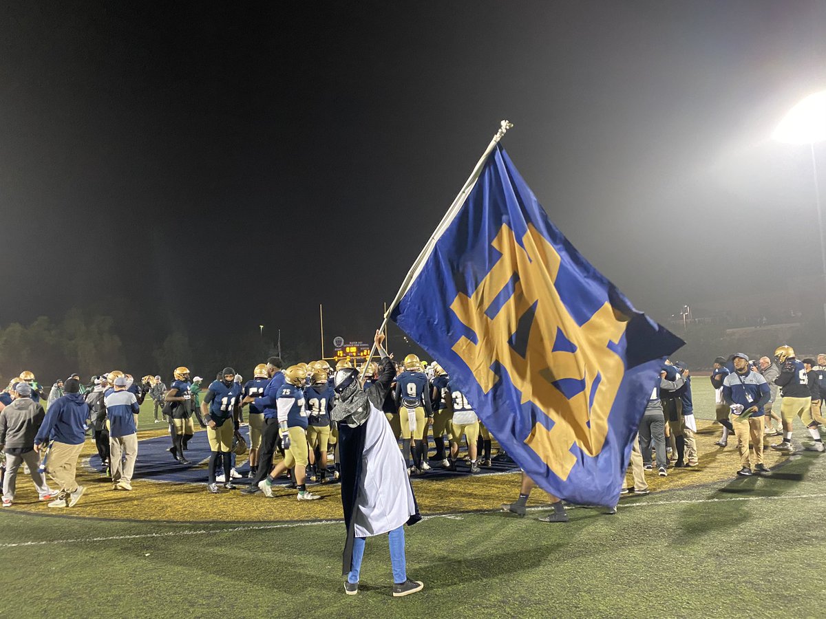SDFNLMagazine's tweet photo. Great game from both teams. Congrats to @coachjoynermd and his staff on tonightโs win! Crusader Nation stand up! #sdrepresent https://t.co/STM3YAAa6n