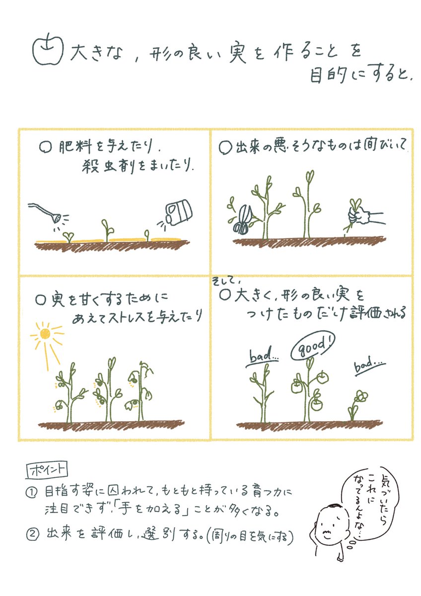 教育というものを考える時に。

いまある社会に合った人を育てていくのではなく、それぞれが生きやすい社会を僕たちで育てていくと考えたい。 