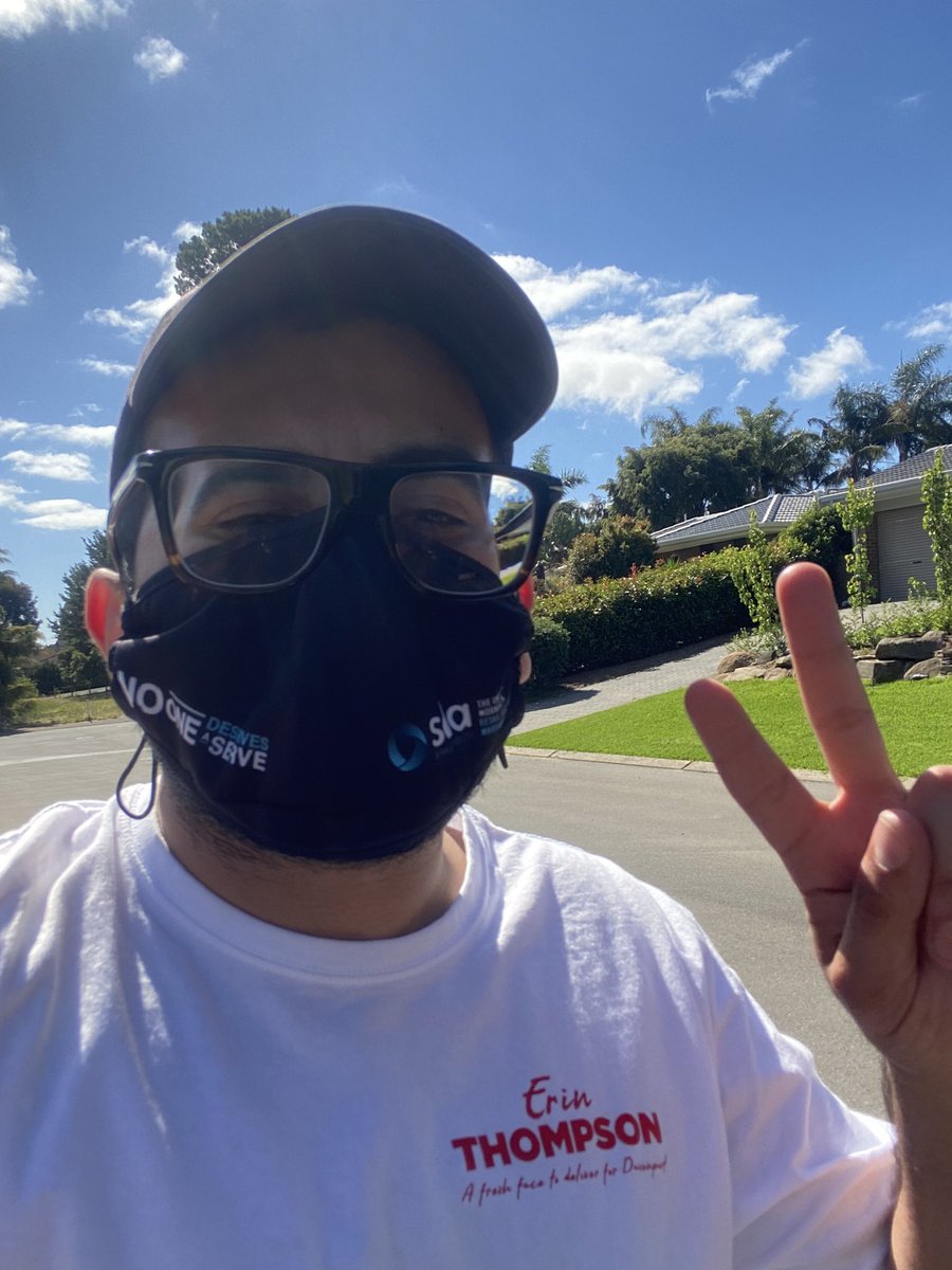 Door knocked over 100 people, signed up an ALP member on the doors, and had great convos on the need for a Malinauskas Labor Govt, with over 1000 homes door knocked by <a href="/YoungLaborOz/">Australian Young Labor</a> activists today. 

If you’re a young person and want to get involved in Labor send me a DM!