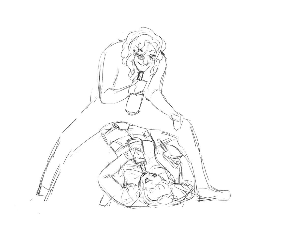 shoutout to HOW much lesbianism i channeled into rosé... my long ongoing campaign to be able to draw boobs without dying of internalized shame. the other person in this is moth mabily (fey). idk what's going on in the 2nd pic but 1. theyre just friendz 2. they are both hedonists