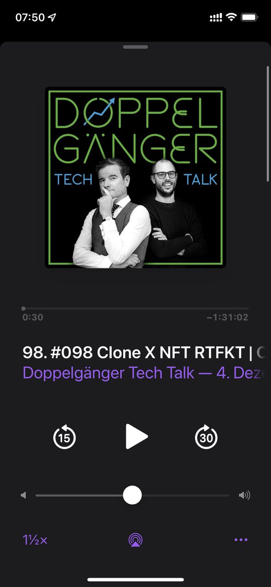 Privileg7's tweet photo. Wenn es einen Apple Podcast Jahresrückblick gäbe: die Nummer 1 würde feststehen. @Doppelgaengerio @pip_net @gloeckler Freu mich auf eure Weihnachtsfeier! 🎉 https://t.co/3qZk7JriZZ
