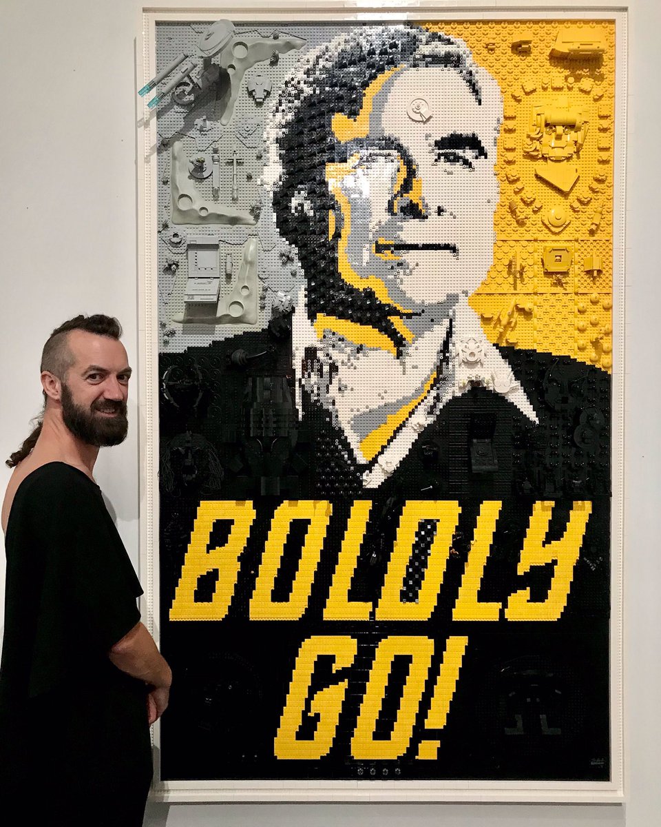 DigitalLA's tweet photo. 🖖🏽 At Star Trek Unity exhibition during Art Basel Miami: Roddenberry Entertainment and Duende Media partnered to make a eco-NFT with living DNA embedded w Roddenberry’s signature. Also Lego artist @SamuelHatmaker1 did several Star Trek themed artwork with iconic scenes. https://t.co/1ZxW46nDme