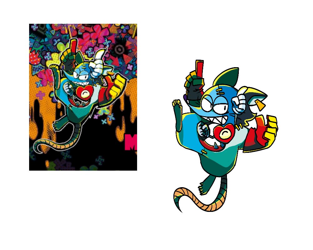 公式イラスト見て描きました。