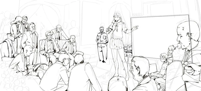 Holy mother of God,
I hate drawing ink lines. 