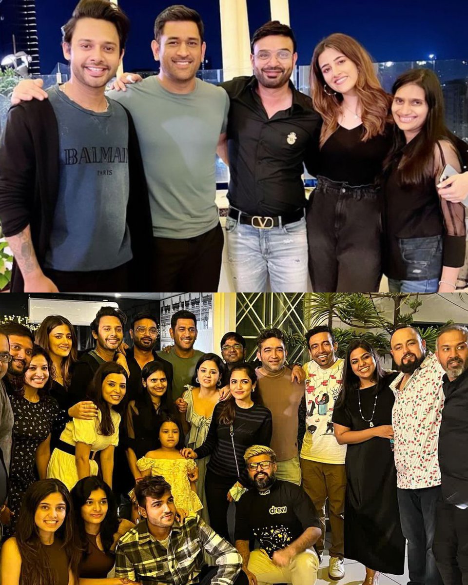TrendsDhoni's tweet photo. Clicks from last night. ❤️

@MSDhoni | #MSDhoni | #WhistlePodu https://t.co/010BVECmwh