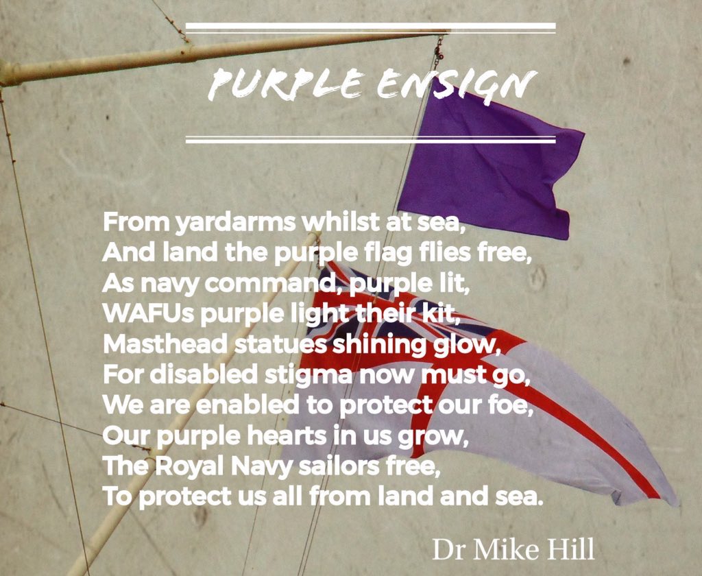 A poem to mark the launch of @RN_Enabled and #InternationalDisabilityDay2021 by @DrMikeHill.
