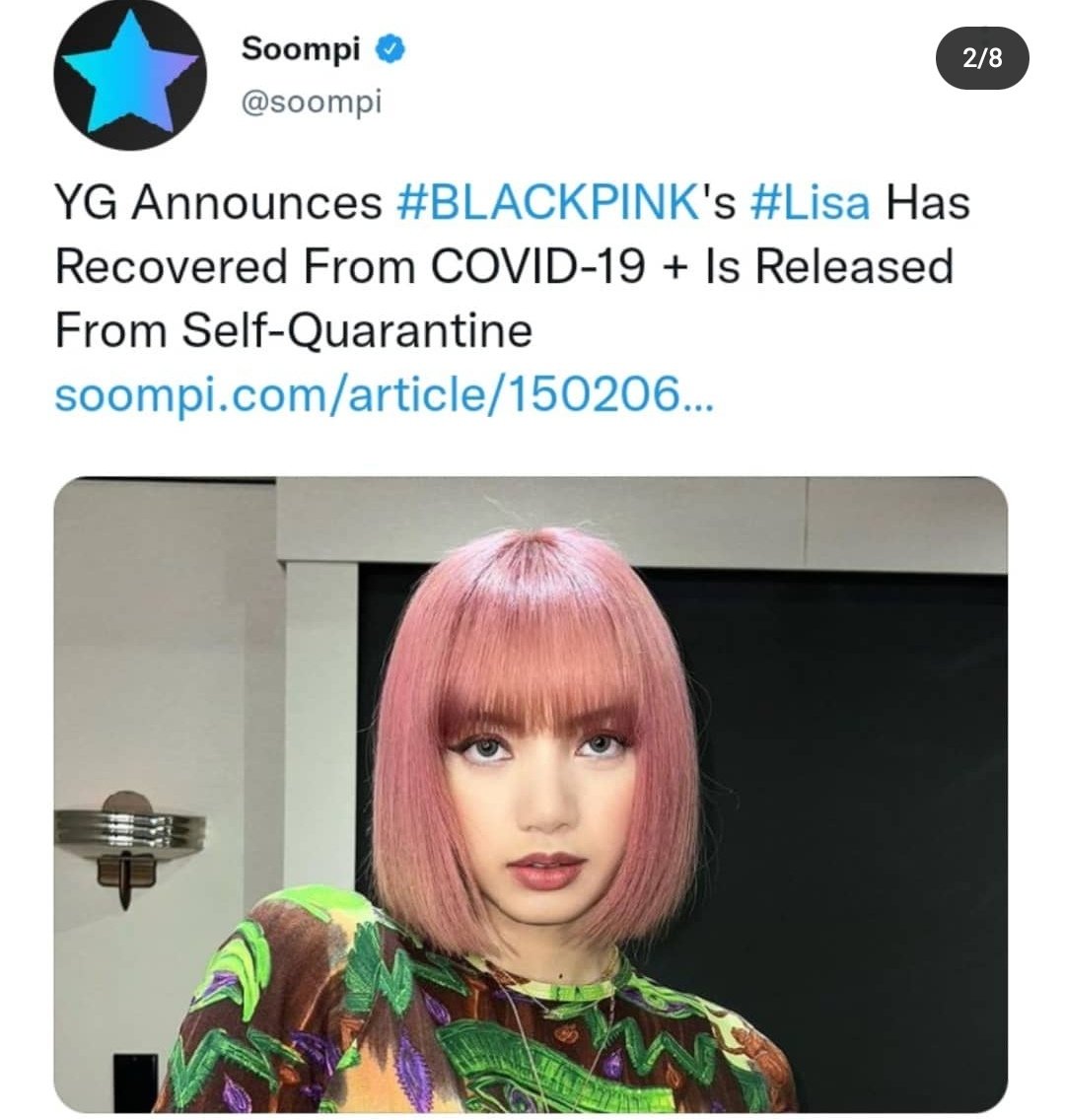jenlili_m's tweet photo. LISA IS COVID FREE!!! I REPEAT LISA IS COVID FREE!
#LISAXCELINE #LISA1stCollection #lisablackpink #LISARUNWAYDEBUT #lisacovid #lisa #blackpink
©©© https://t.co/tZ4X4dhsF2
