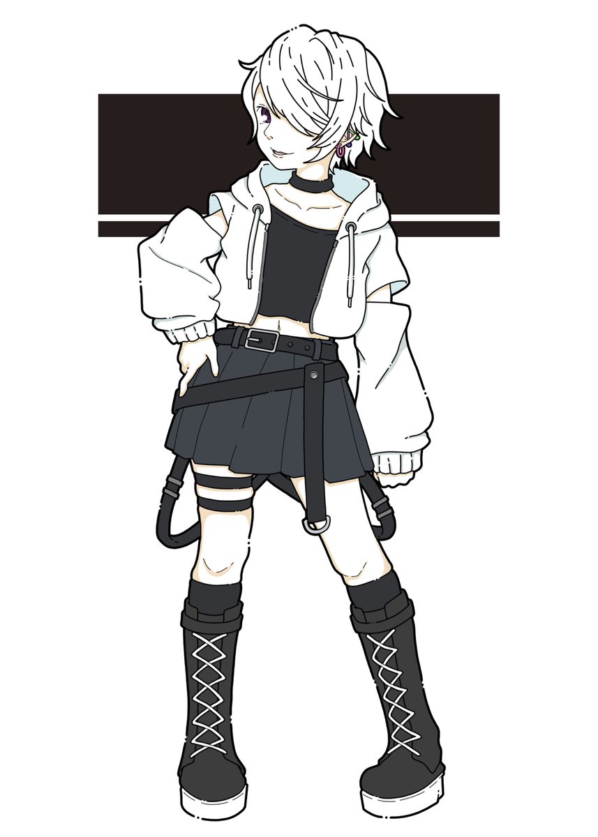 「🔳 🔲 Black // White⬜️ ⬛️ 」|NONNKI @コミティア144 B29aのイラスト