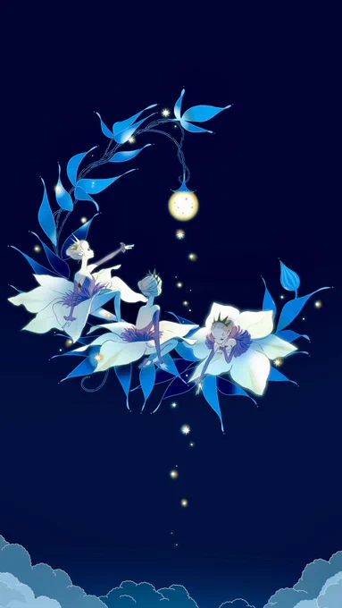 月を編む花 