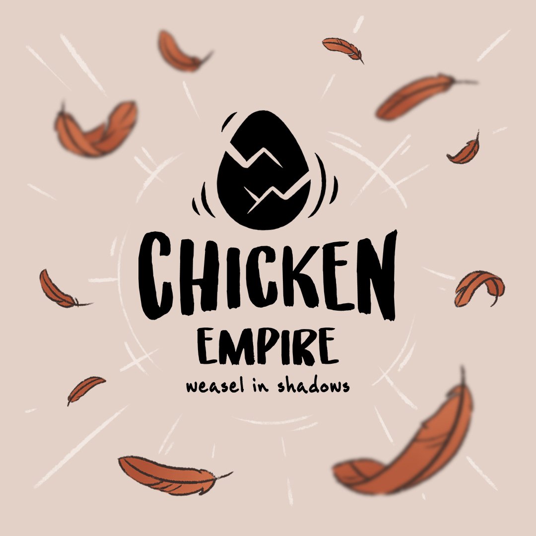 Introducing the final logo of our game Chicken Empire: Weasel in Shadows 🐔! From now on, you will see it on all official materials and presentations...for example, on Steam 😉🎮

#screenshotsaturday #LogoDesign #indiedev #gamedev #IndieGameDev