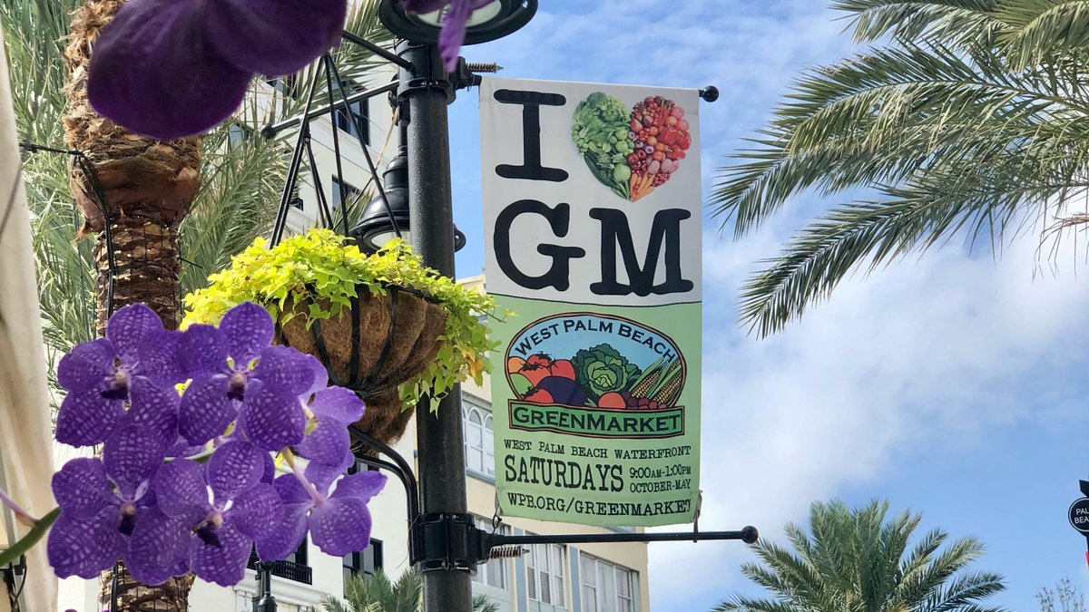 Keep your holidays merry and bright by shopping at the West Palm Beach GreenMarket today! For info: bit.ly/3d4wrqO 
 
#iLoveWPB 
#WPBGreenMarket