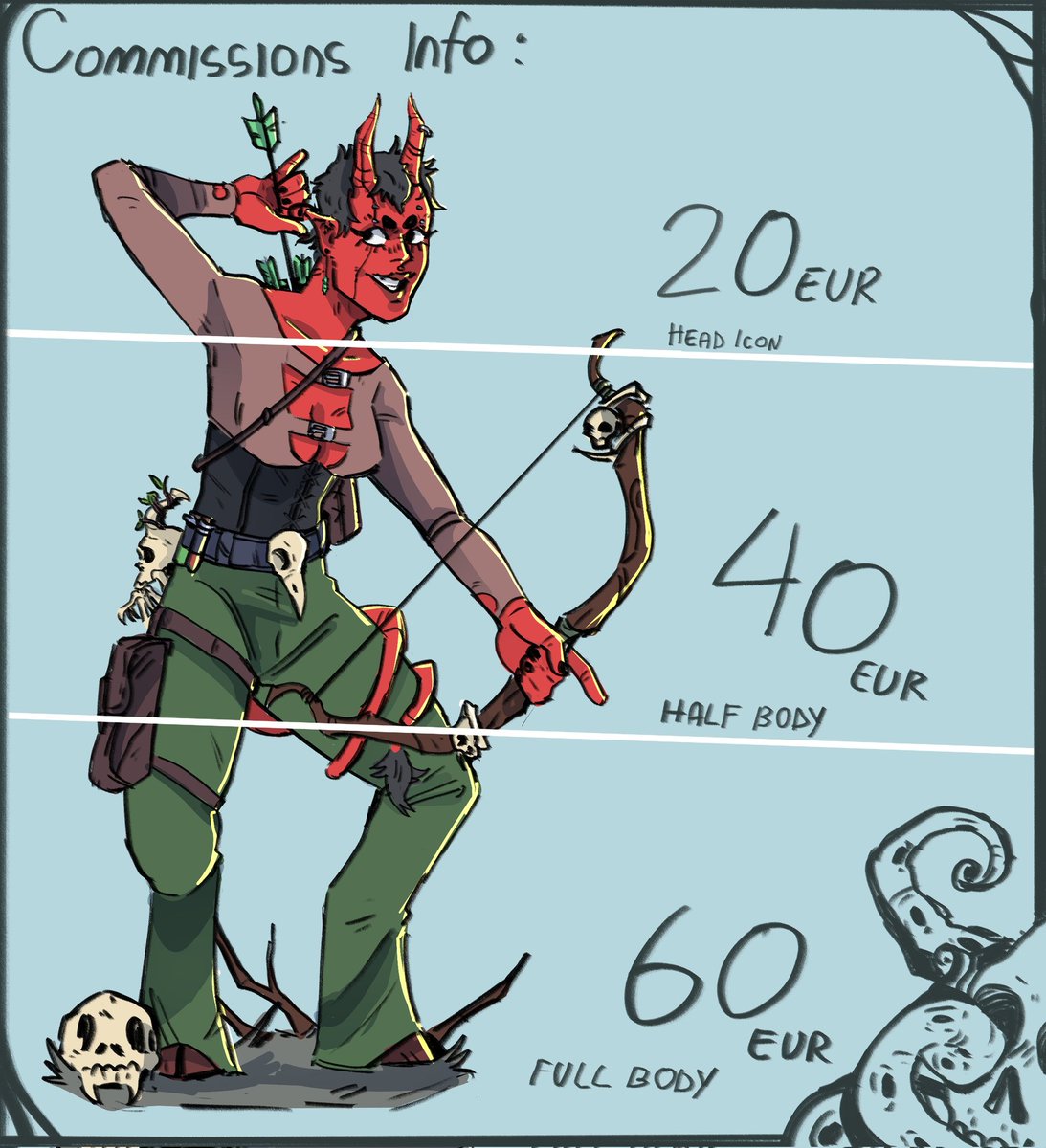krighserren's tweet photo. COMMISSION OPEN! Retweets are appreciated!
#dnd #dndcommissions #dungeonsanddragons #fantasycommissions #commissionsopen #commissions #artcommissions #OCcommissions https://t.co/PyJcV93iZE https://t.co/oCfIjQJmYQ https://t.co/RDLWbbmhWG