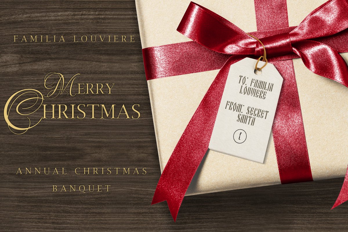 LOUV1ERE's tweet photo. ⠀⠀             
͏͏͏͏ ⠀⠀
⠀⠀           https://t.co/ir3OciYvkI⠀ :   ANNUAL
                CHRISTMAS  BANQUET

                   SECRET SANTA🎅 ⠀⠀
⠀⠀             
͏͏͏͏ https://t.co/uRKzLwz3BH