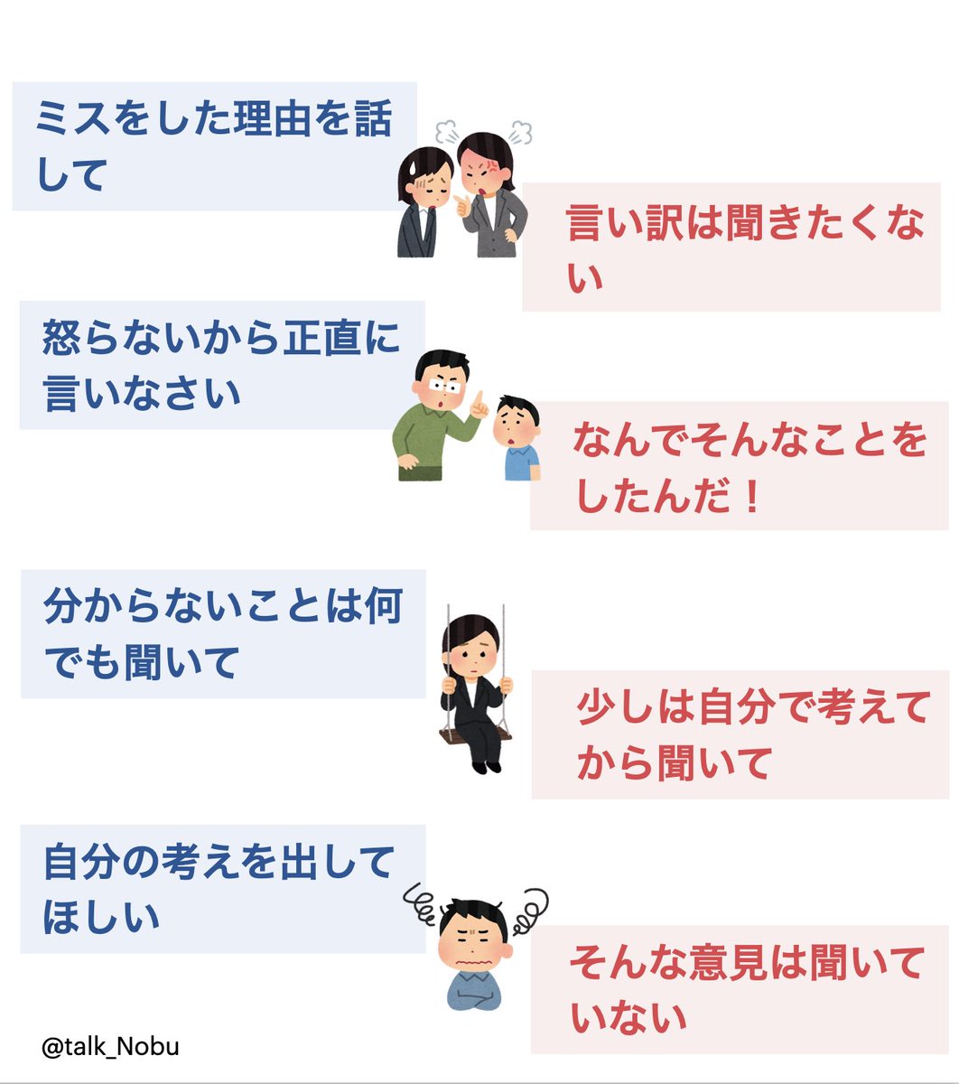 帰れ ってキレたあとに 帰ろうとすると 帰るな とさらにキレるやつの話 ダブルバインドといって メンタル崩壊 自信喪失とボロボロになる Togetter