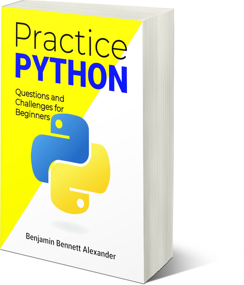 RealBenjizo's tweet image. Giving out the PDF version of the book for FREE today. Retweet and DM your email if interested.
#PyTorch #Python #practicepython #Python3 #pythonlearning #pythonprogramming #100DaysOfCode #DataScience #TensorFlow #AWS #CodeNewbie #pythoncode #learnpython #FreeCodeFridayContest