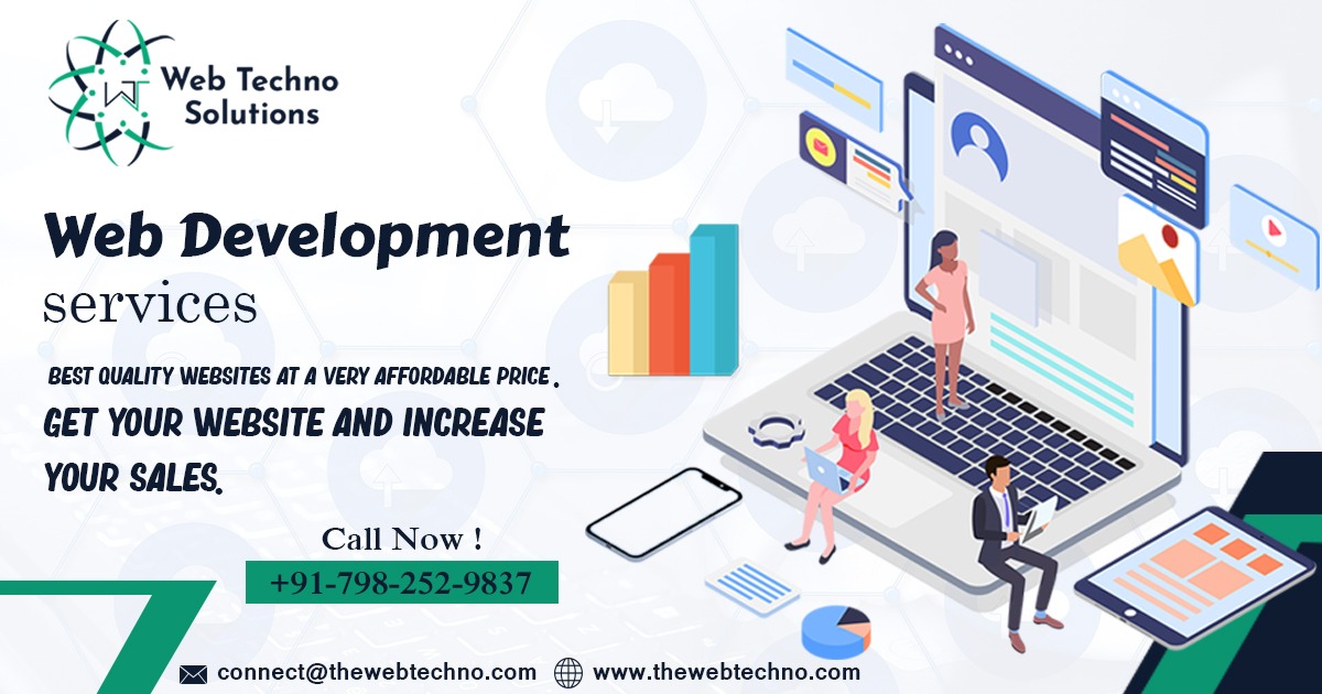 webtechno21's tweet image. Best quality websites at a very affordable price. Get Your Website and increase your sales. Free Hosting For 1 Year. Free Domain For 1 Year. SEO Friendly Website.
Call Now - 7982529837
Visit Us - thewebtechno.com
#webdesign #webdevelopment #websitedevelopment