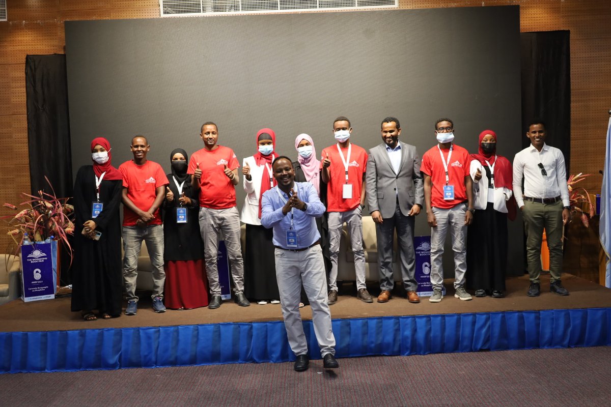 MaamuusEvents's tweet photo. All the way from #MBF2015 through #COVID19 to this best edition of #MBF2021, the @MogBF gets stronger and @MaamuusEvents always bring best of the event  with pride to keep connecting book lovers and story tellers. Thanks to the hospitality of @jazeerapalace https://t.co/eU2h1UWWV3