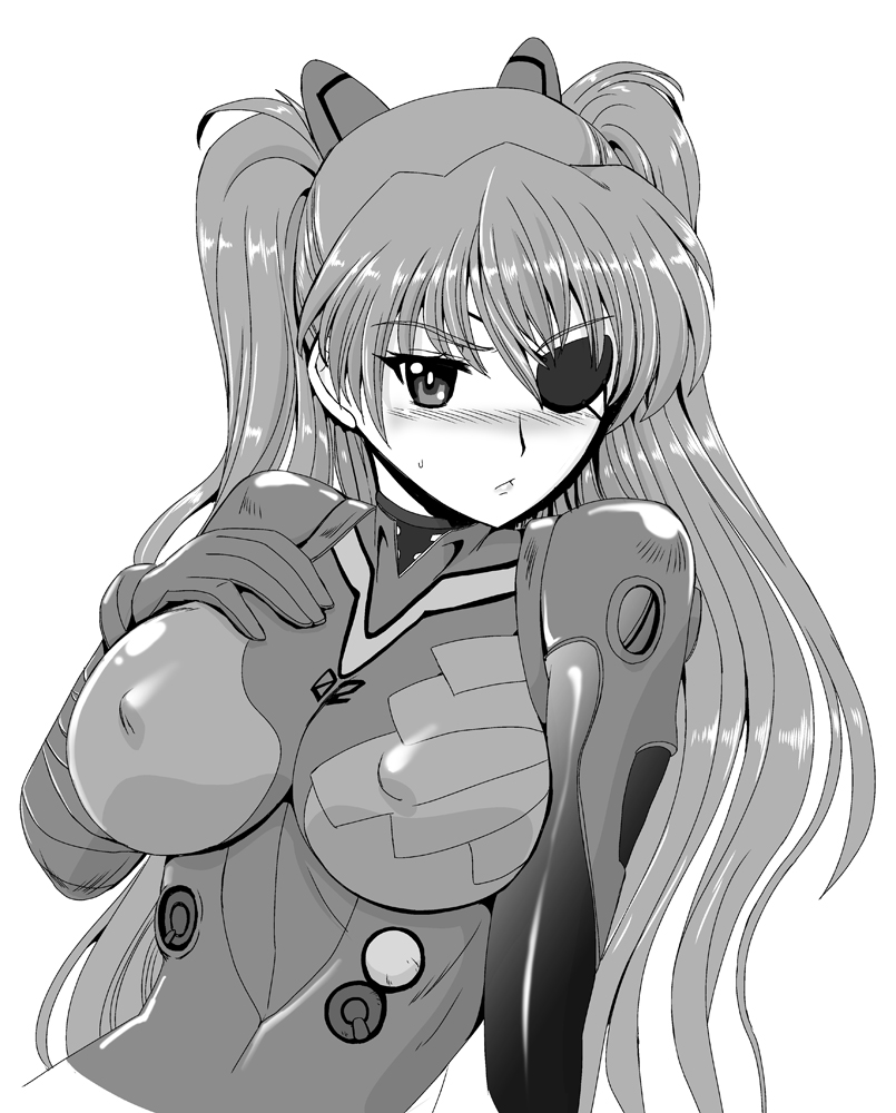 過去絵から。新しいプラグスーツのアスカも描いてみたいね。来年ね～

#アスカ生誕祭2021 