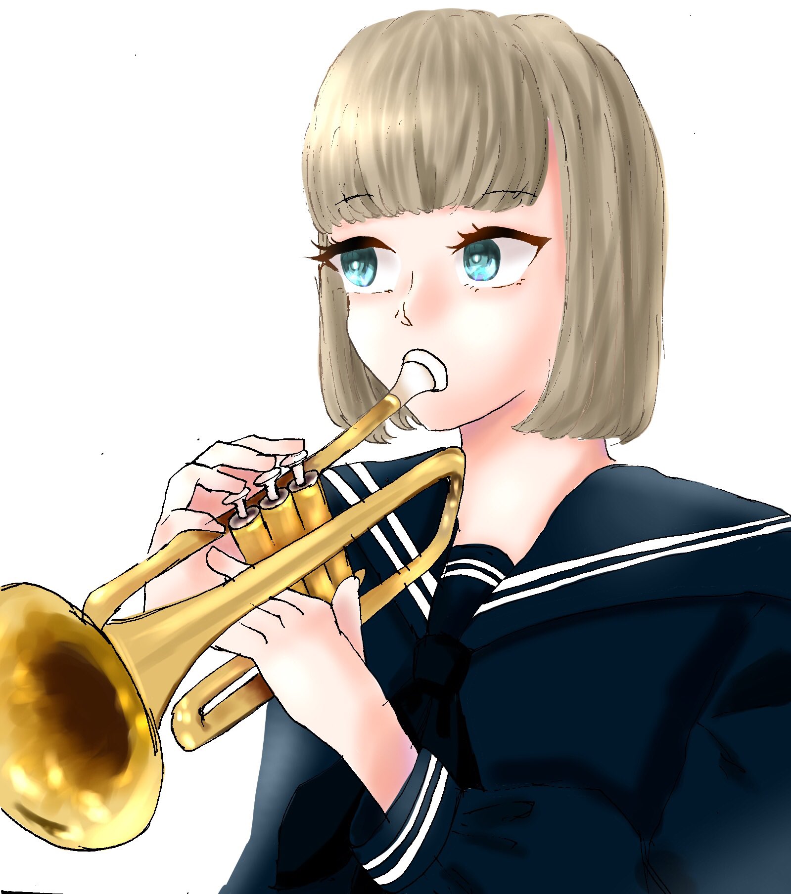 きのこ Auf Twitter トランペット イラスト アイビスペイント イラスト好きさんと繋がりたい 吹奏楽 トランペット 女の子イラスト デジタルイラスト Illustration イラスト初心者 T Co 6p1yxu2ekz Twitter