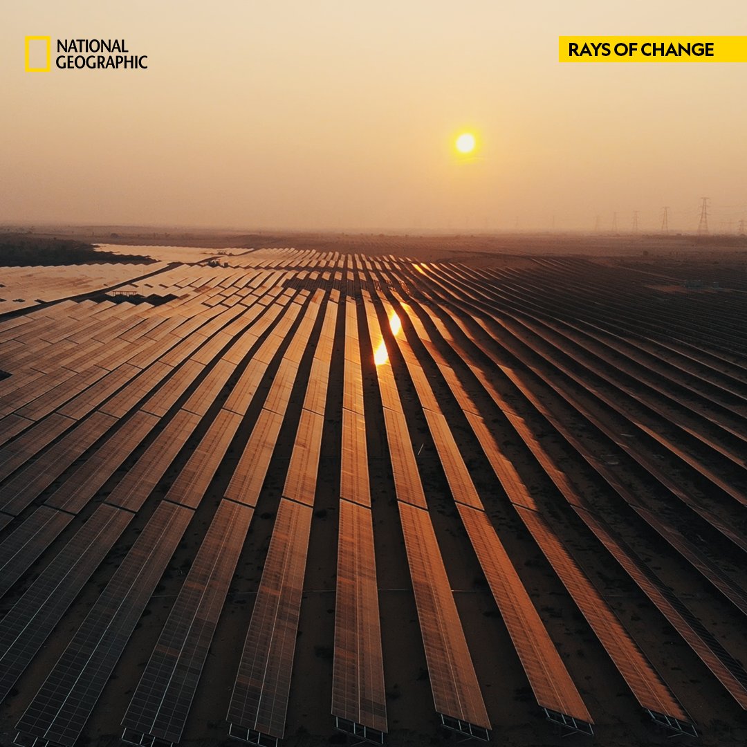 NatGeoIndia's tweet image. In Bikaner, a feat of resolve, hard work, &amp;amp; engineering will be achieved.
See the story of one of the world’s largest solar plant, at a single location, by an independent power producer in #RaysofChange, tonight at 8 pm.
#PartnerContent Produced by Nat Geo with @avaadaenergy