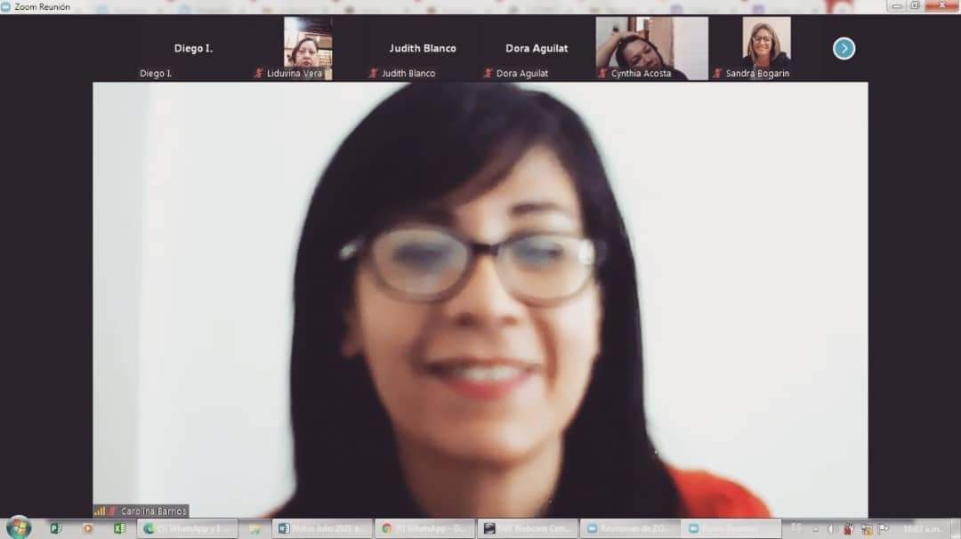 itslhcdparaguay's tweet photo. #Clase_2 del Curso virtual de "Organizador de Reuniones Efectivas". Realizado durante 4 clases sincrónicas y activ. sincrónicas, los días jueves, de 8 a 10 h., a cargo de: Lic. #Carolina_Barrios y Lic. #Tatiana_Caballero. Organizado por @Sinafocal, con apoyo del @itslhcdparaguay. https://t.co/p1AXT59Myt