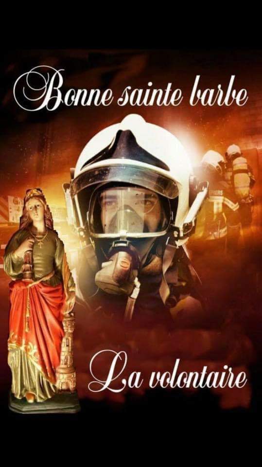 Bonne Sainte Barbe !

Aujourd'hui, le 4 décembre, nous célébrons la #saintebarbe. 

Nous tenions à remercier les sapeurs-pompiers, et tous les personnels de la sécurité civile qui célèbrent la Sainte Barbe en ce jour ! 🚒🚒🚒