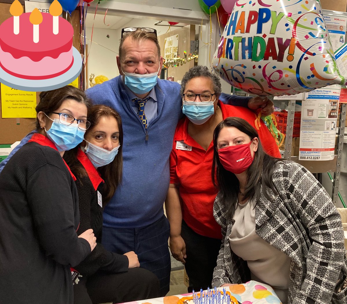 Melissa showing her team how much she cares! Happy birthday Jeff! #D1NewBeginnings