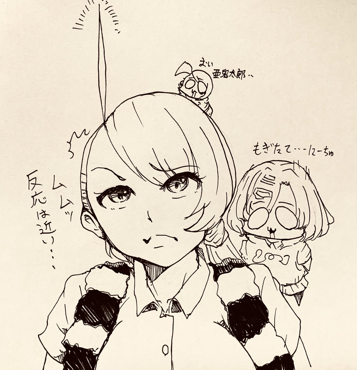 久々に真面目な亜季ちゃん描きました 
