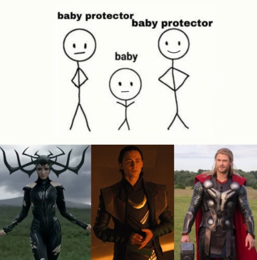 RT @PrettiestThor: There must be some universe where Thor and Loki grew up with Hela https://t.co/HpLHNrBfgP