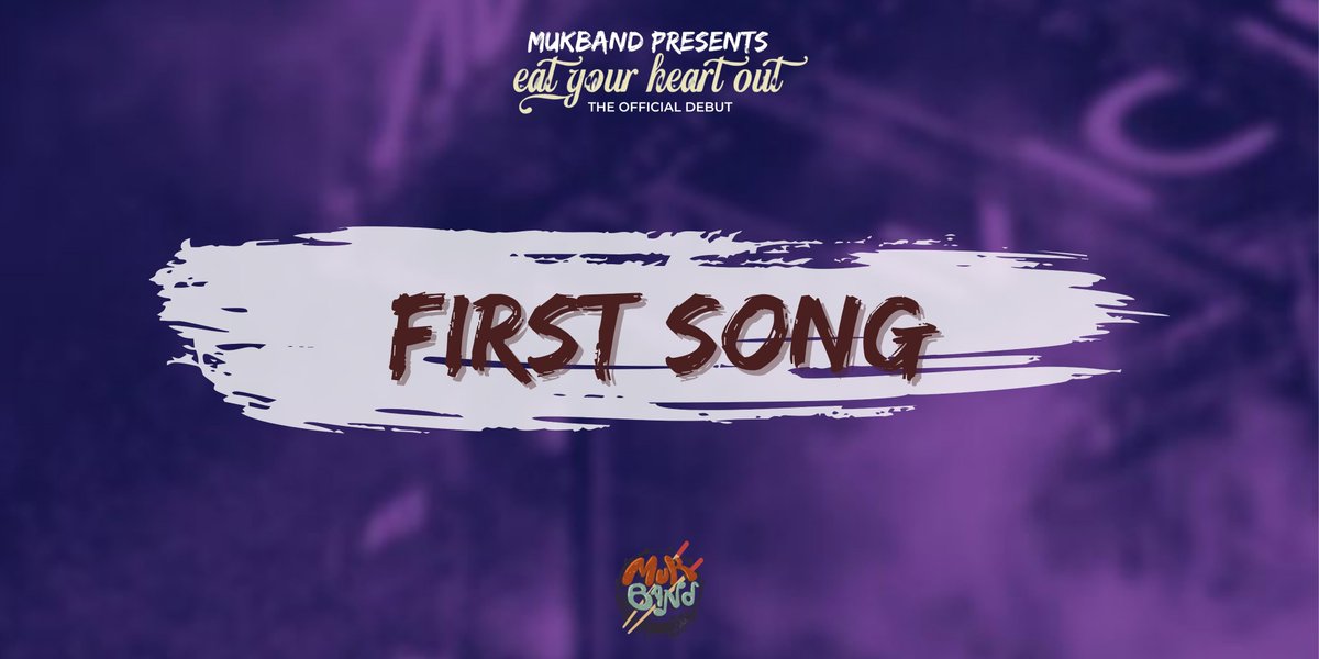 ⠀

                      FIRST.⠀
                      SONG.⠀

              #EatYourHeartOut
              #DevouringForMusic
              #TrulyCAPTIVATING 
              #CaptivatingEvents
⠀
⠀