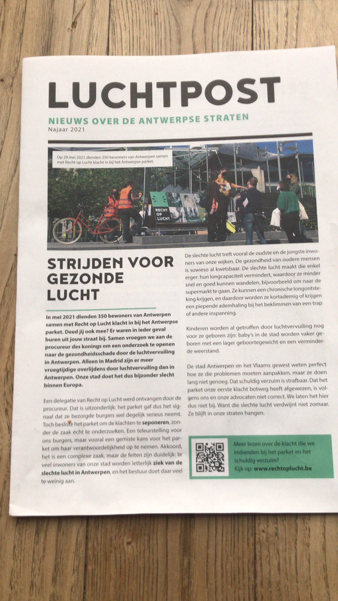 Vandaag verspreiden wij LuchtPost - nieuws uit de Antwerpse straten. 

30 vrijwilligers gaan op stap om 10.000 exemplaren te bussen. 

#rechtoplucht
