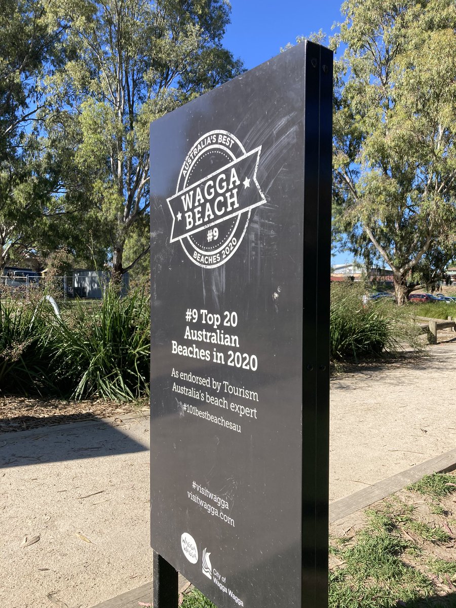 KenGrimson's tweet photo. Great 8.13km run with Wagga Wagga Road Runners today starting from Australia’s 9th best beach - now slightly under water thanks to a high Murrumbidgee River.
#runCharlesSturtrun
#charlessturtalumni
#stickability https://t.co/Ldb4j1QhdM