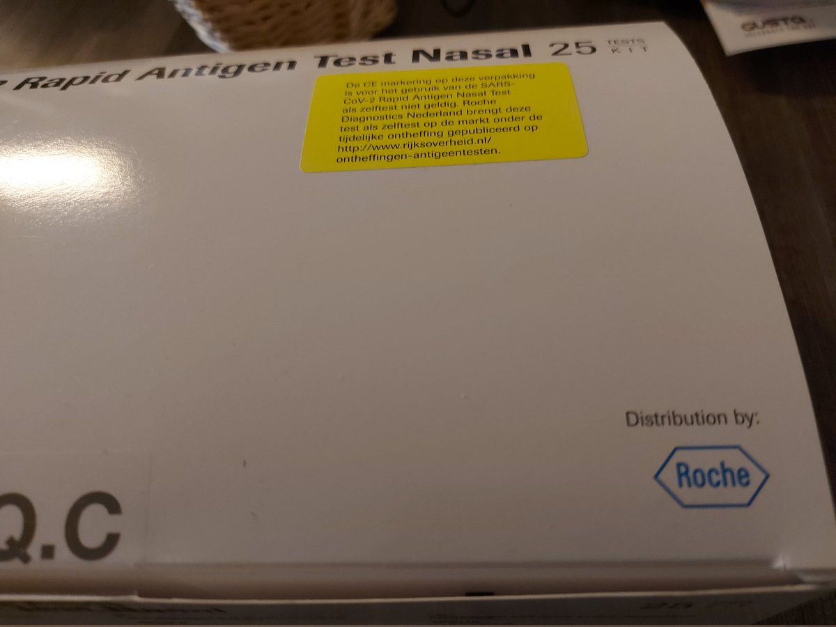 UMC Utrecht: zelftest Roche onbetrouwbaar voor mensen zonder klachten - nos.nl/l/2408065 En welke test mogen leerkrachten gebruiken in het onderwijs voor 2x per week preventief testen? 1x raden...