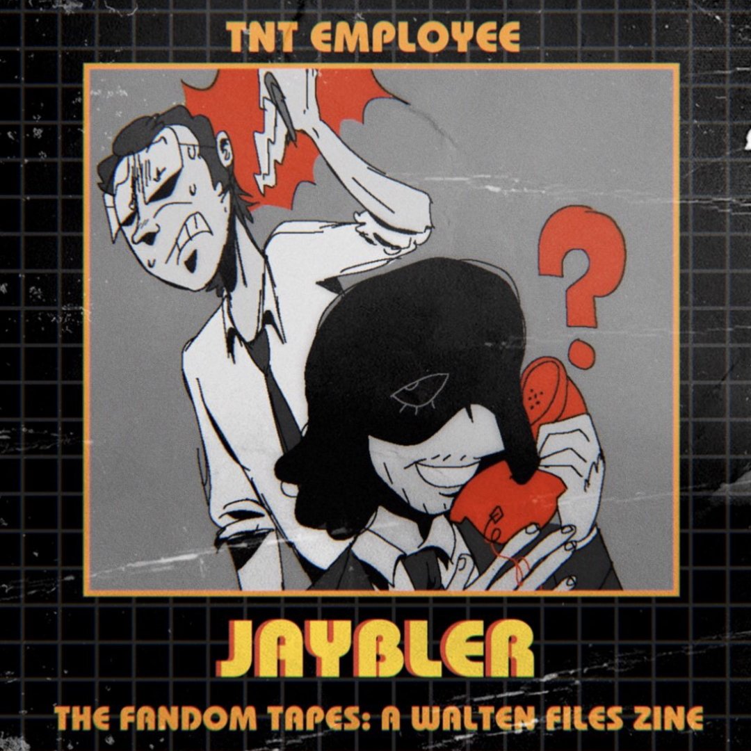 twf_fandomtapes's tweet photo. 🐇TNT EMPLOYEE🐇
.
☎️MEET JAY!☎️
💫jaybler
💫he | they
💫page / merch artist
.
SOCIALS🍔
twitter - @Jaybler 
instagram - jaybler
tumblr - jaybler
.
#TheWaltenFiles #thefandomtapes https://t.co/TWLNODSKZL