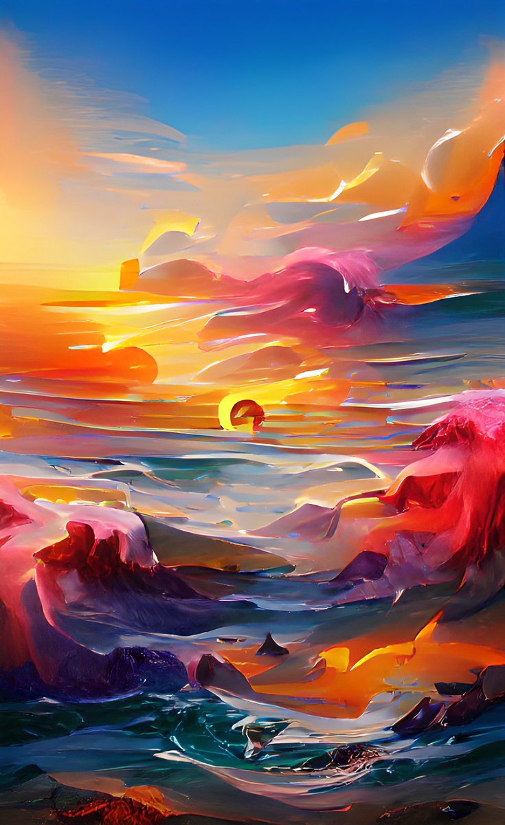 SalvMun's tweet image. Gm fam, have a great day☀️
This is one of my new works „sundown“