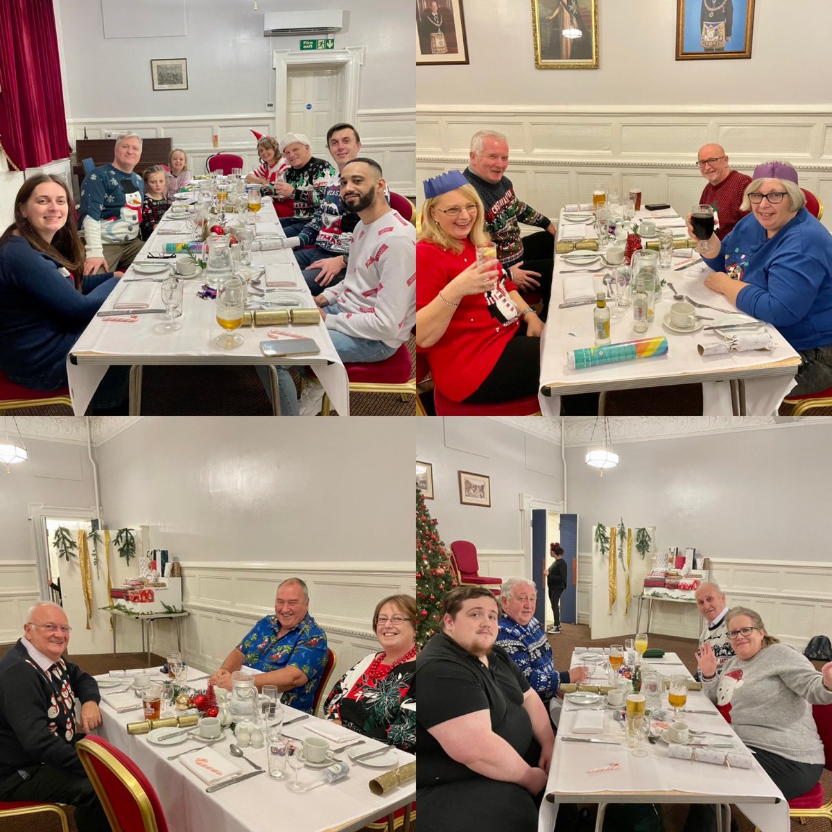5492Lodge's tweet image. A great Beddington Lodge Christmas Party - especially after not doing one last year. We had great food, followed by a Xmas Quiz, Games, Carols and a Xmas present raffle. Merry Christmas everyone! #SurreyMason #Freemasonry #BeddingtonLodge #ChristmasParty @SurreyMason