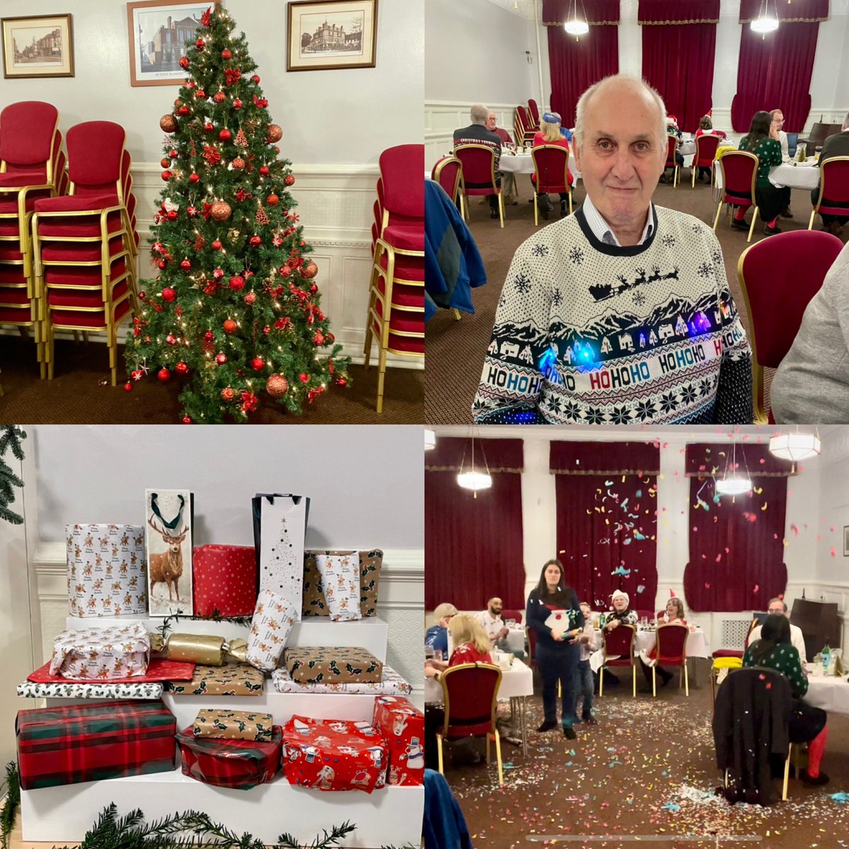 5492Lodge's tweet image. A great Beddington Lodge Christmas Party - especially after not doing one last year. We had great food, followed by a Xmas Quiz, Games, Carols and a Xmas present raffle. Merry Christmas everyone! #SurreyMason #Freemasonry #BeddingtonLodge #ChristmasParty @SurreyMason