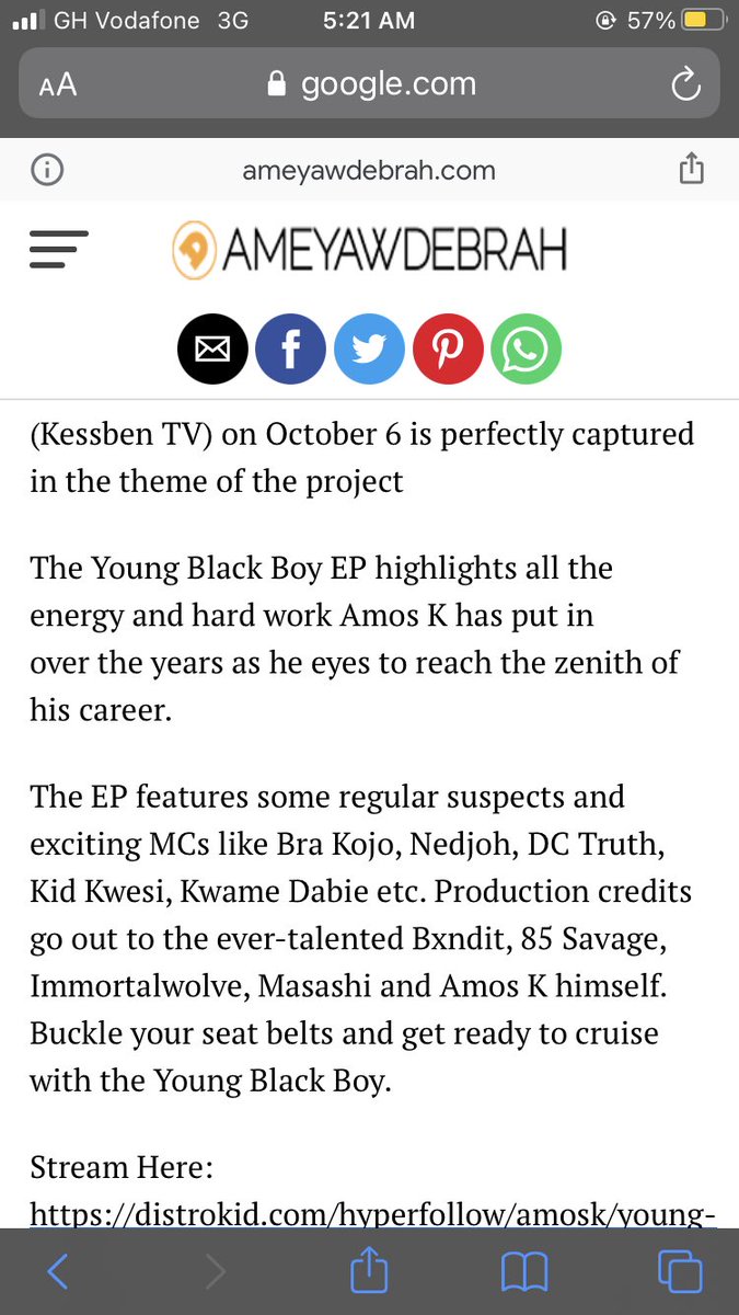 _amosk's tweet photo. I decided to google my name and look what showed up😧Big love to @ameyaw112 for supporting my debut EP❤️❤️🙏🏼 
https://t.co/3oW0AqjAWk https://t.co/sBA1oTG8Si