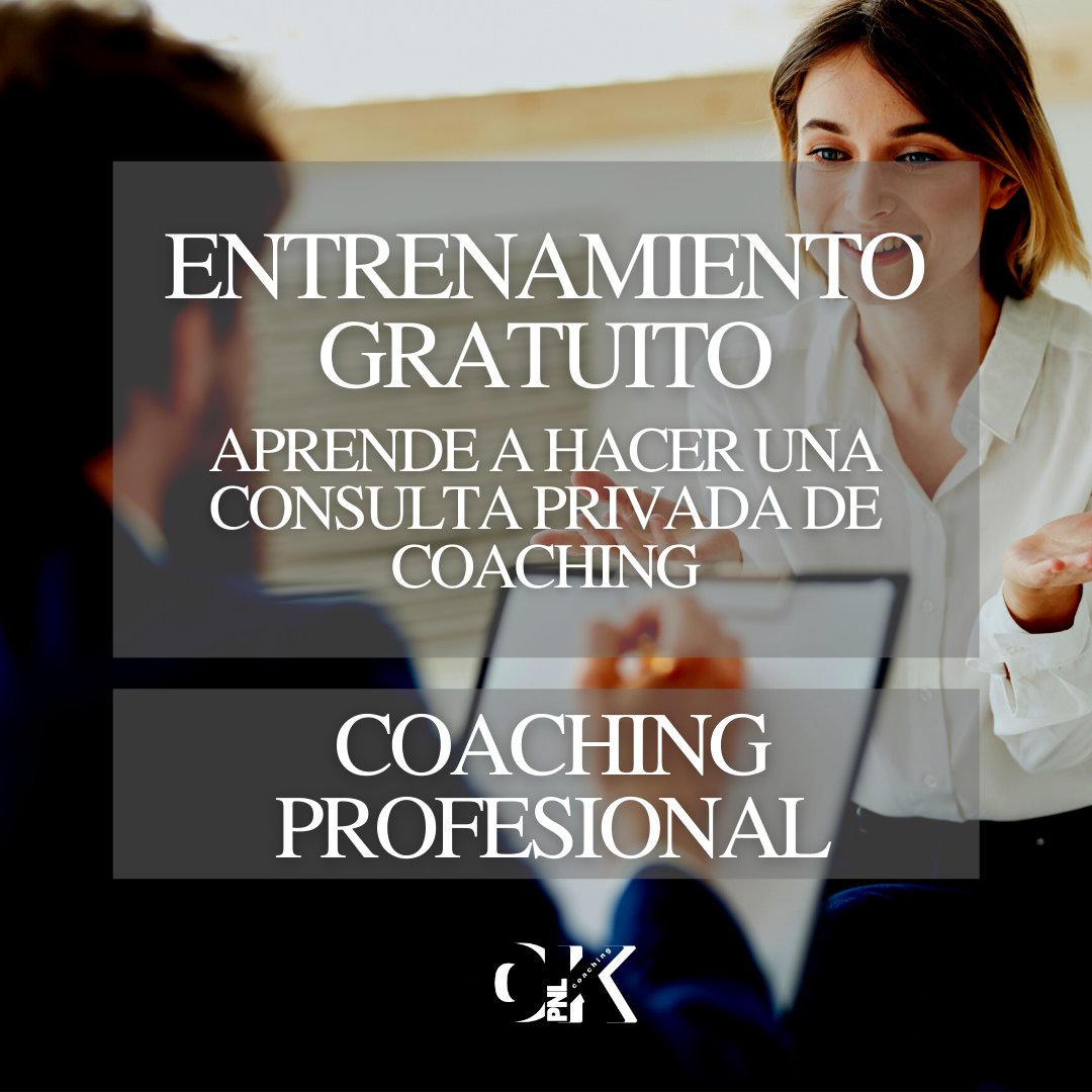 OK_PNL's tweet photo. Con este entrenamiento, tienes la oportunidad de aprender y experimentar cómo realizar una consulta de coaching profesional y comprobar si realizar esta profesión de coach es para ti. 
Regístrate en el entrenamiento GRATUITO https://t.co/pyZyjnGn7H https://t.co/NW29JXwk1t