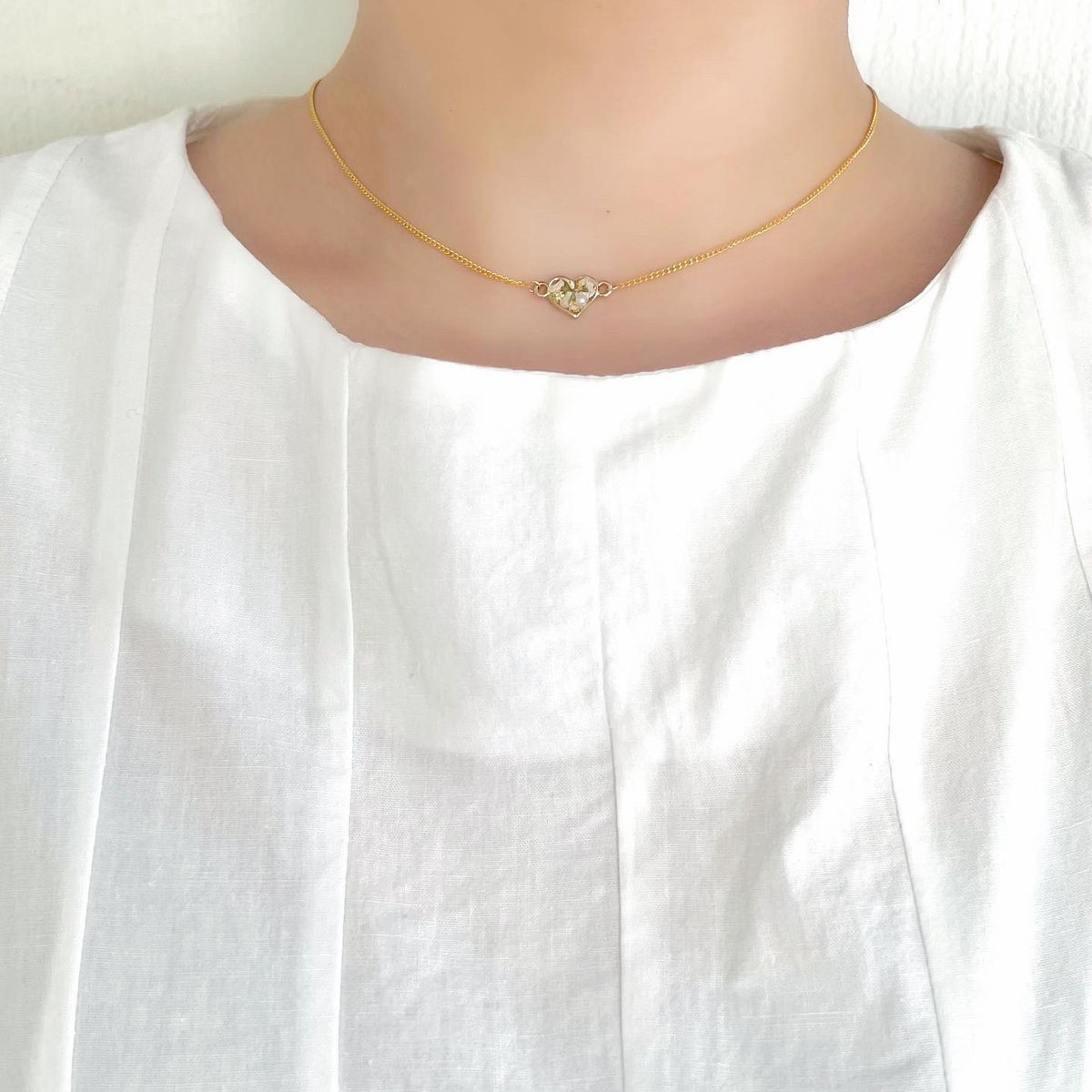 7coroshop's tweet photo. 一緒に付けても別々に付けてもかわいいブレスレットとネックレス🤍

それぞれ¥770です！
プレゼントなどにもおすすめです✨✨

#7coro #ハンドメイド #アクセサリー #ハンドメイド好きさんと繋がりたい #ハート #ネックレス #ブレスレット #アリッサム #プレゼント #淡水パール #ドライフラワー #花 https://t.co/1fSkSZMmlG
