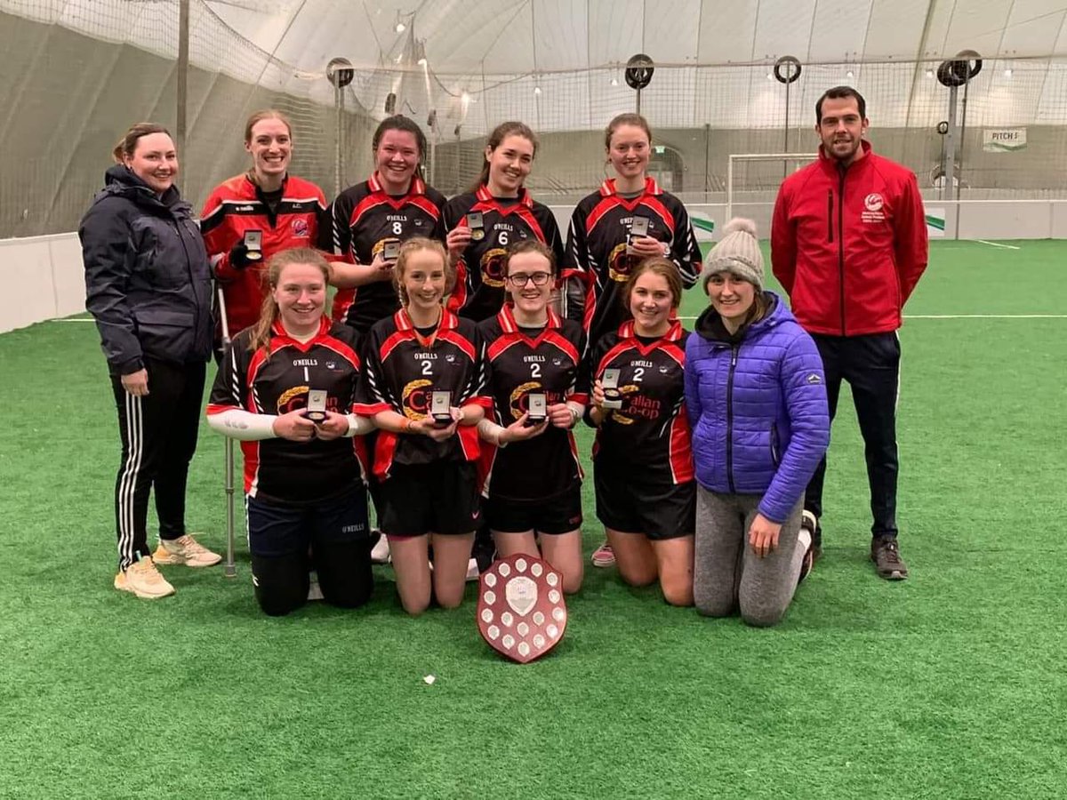 A huge congratulations to our ladies soccer team that won the Indoor All-Ireland Soccer final last weekend in Dublin. The girls put on a great display of soccer throughout the competition so well done!🏆⚽️🥅