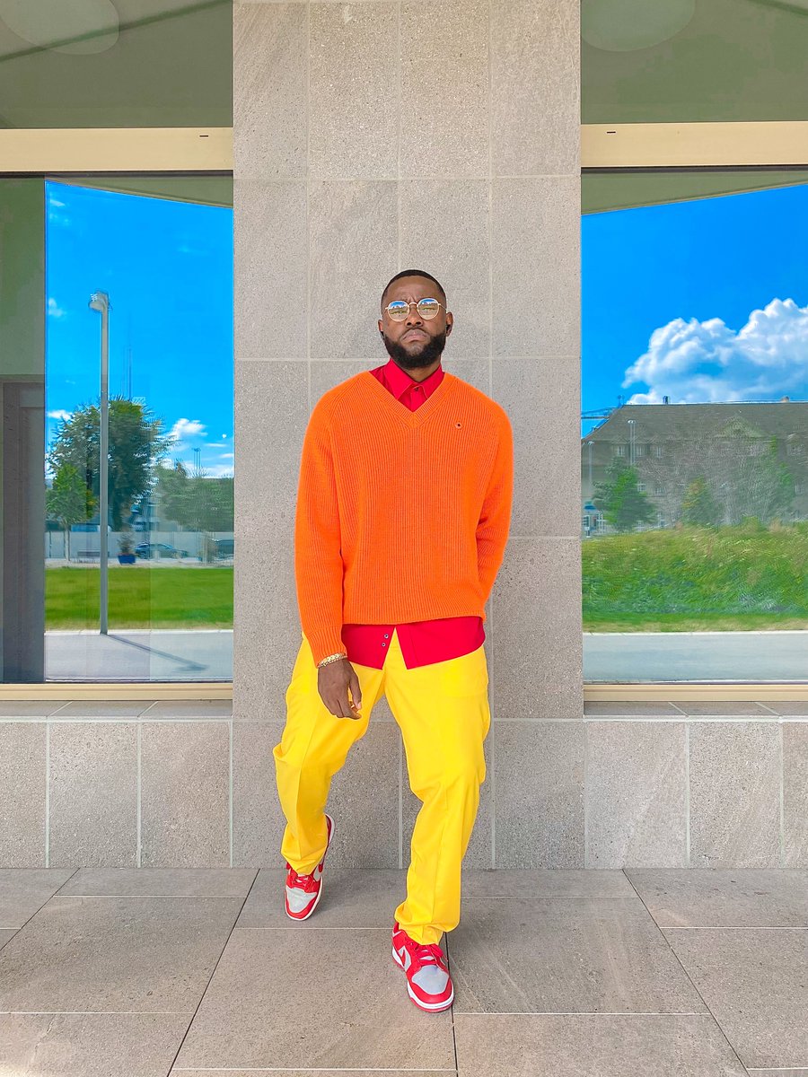 RT for 'Sunflower Yellow' Crewneck. 
Like for 'Mahuika Orange' V-Neck. 🧡💛

Styled by <a href="/_Dopance/">𝐃𝐎𝐏𝐀𝐍𝐂𝐄 🇨🇩🇦🇴🧠</a> via Instagram #ByTheFlock #SheepInc
bit.ly/3G3kOzc
