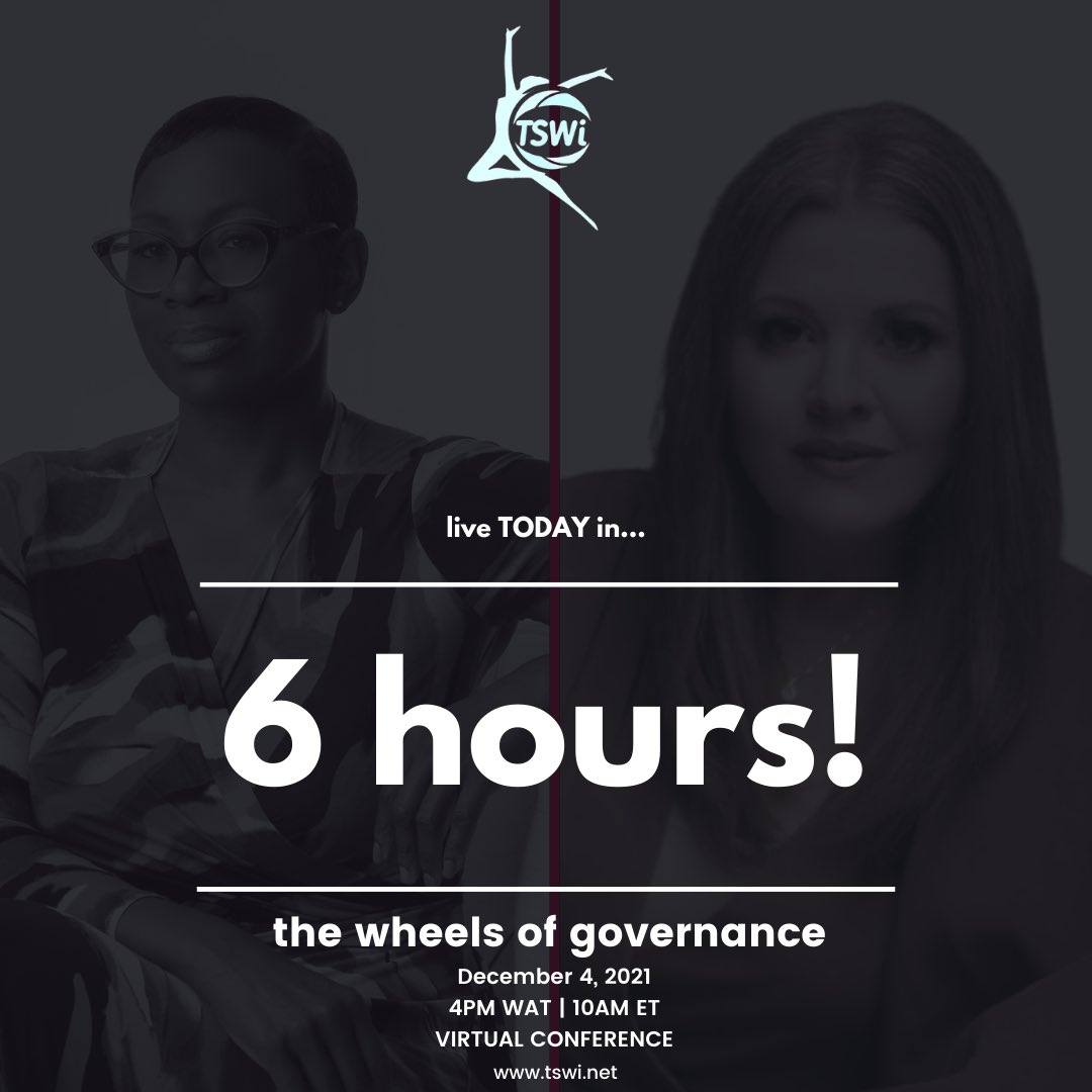 TSWi_official's tweet photo. #conference2021 is officially in #6hours! Whoop! 💪🏽💪🏽💪🏽

We’re all set to #zoom with you today ☺️

Don’t have your e-seat? Get it here 👉🏽 https://t.co/1w9KRrBpmx

Tell.A.Bestie.And.Then.Some!

#livesoon #selfleadership #womenwholead #womenempowerment #annualconference #tswi https://t.co/5dJTfmL8HM