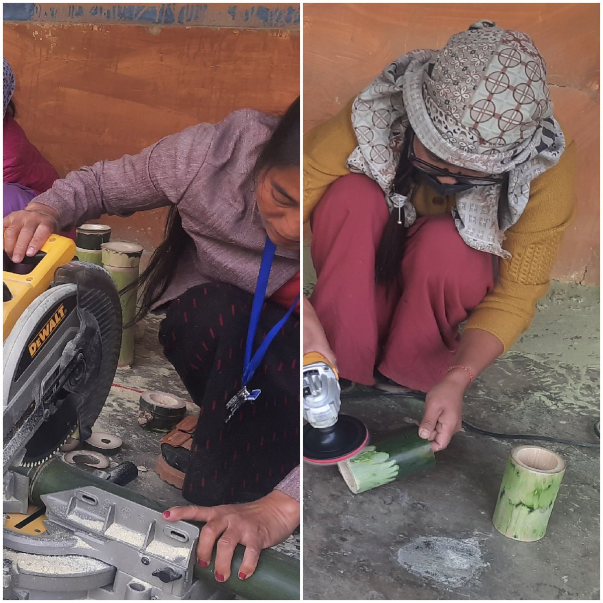 dharamjeeth's tweet photo. Traditional skills + modern machines

The women entrepreneurs of East Kameng

#AyangTrust #SDG #SDG5 #Bamboo 
@DEWALTtough https://t.co/MmQvlwu9Kw
