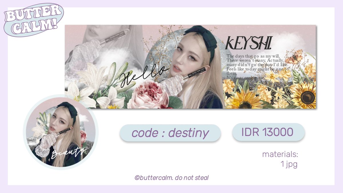 buttercalm's tweet photo. HELP RT—Thank you! 💗

Hi buddies, finally Keyshi the buttercalm open again! Yaayyyyy! Ini beberapa katalog aku ya. Untuk katalog lengkapnya, cek tweet di bawah ini. Harga start from 2.5k aja loh.👀 Cus order karena limited slot. Ditunggu~!

( #zonajajan #zonauang #zonaba ) https://t.co/IuFFjLyjoe