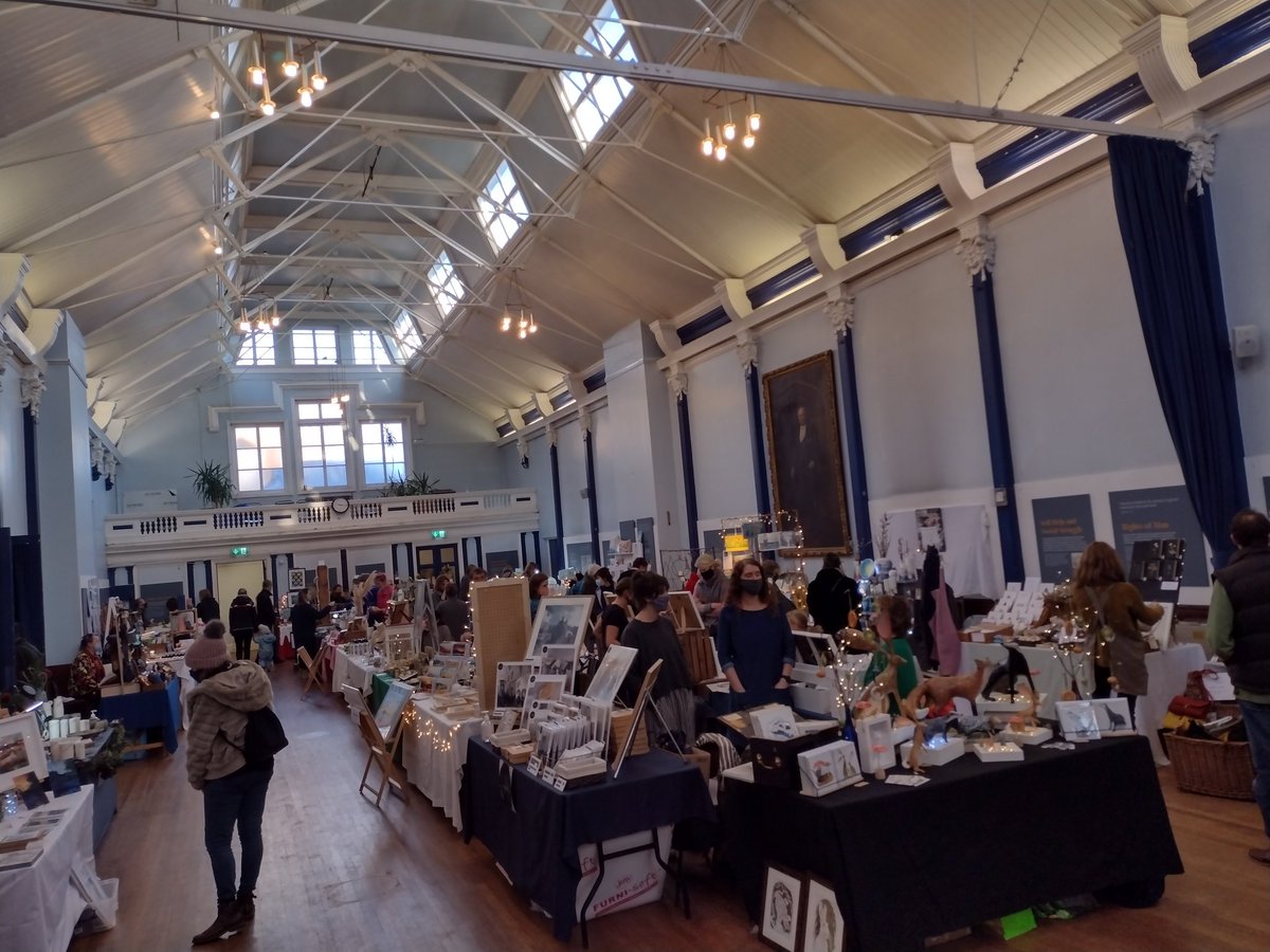 It's the FANTASTIC Artists &amp; Makers Fair in Lewes Town Hall right now.