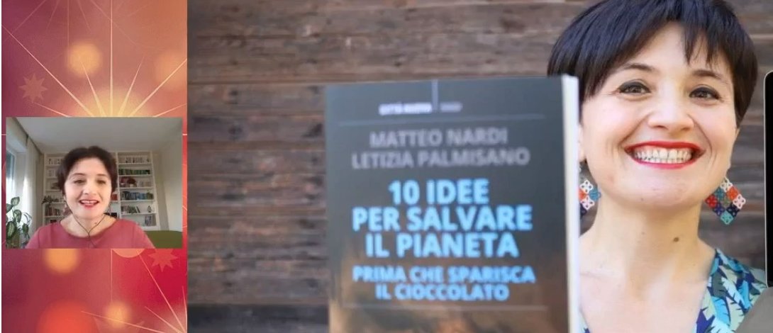 Su questi temi @leti_palmisano ha scritto un libro molto interessante '10 idee per salvare il pianeta prima che sparisca il cioccolato'. Si parla di #ecosmartworking e a @piulibri21 continuerà questo discorso.
#RMXC21 #BinarioF #comunicazione